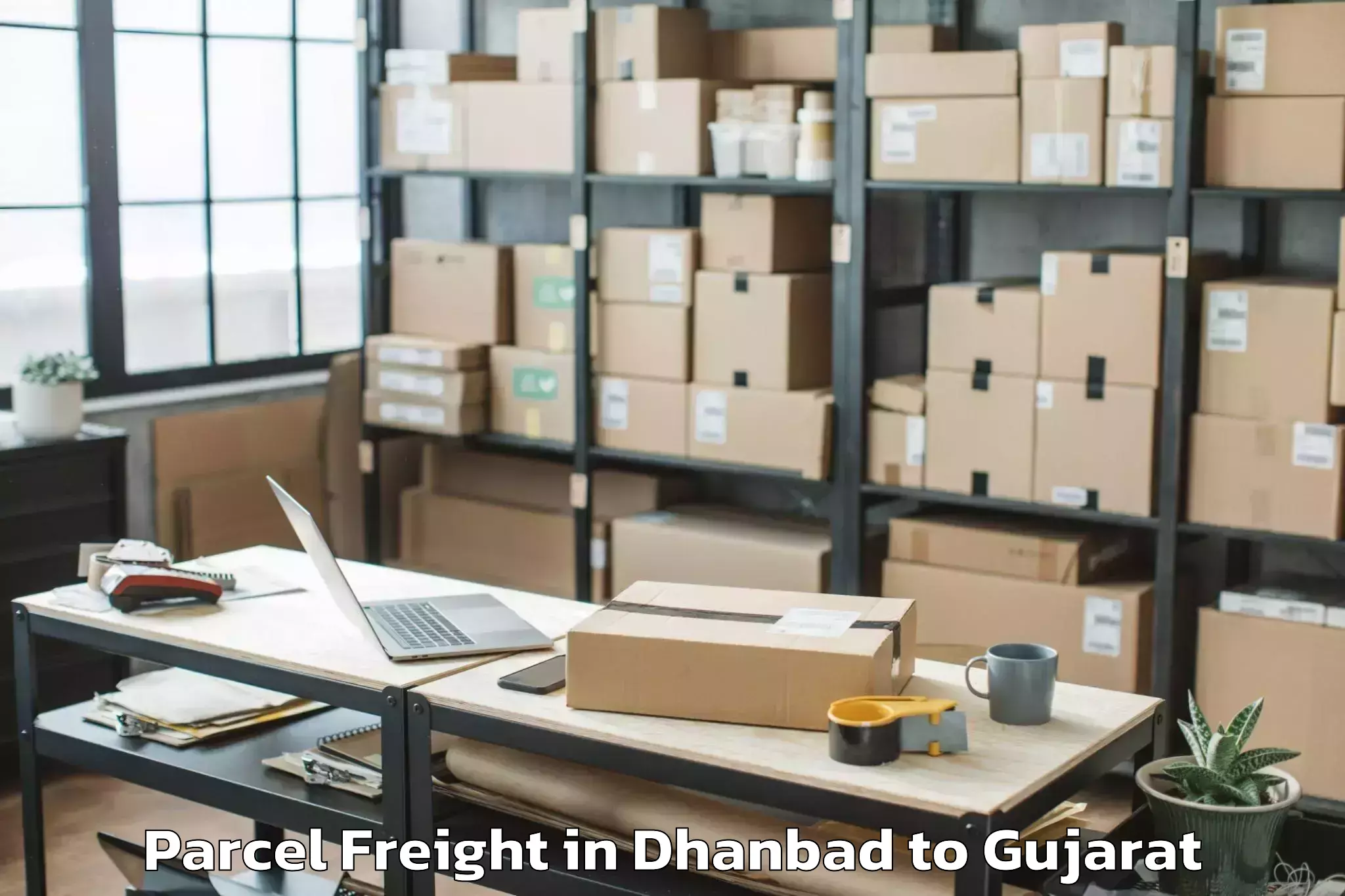 Reliable Dhanbad to Patan Parcel Freight